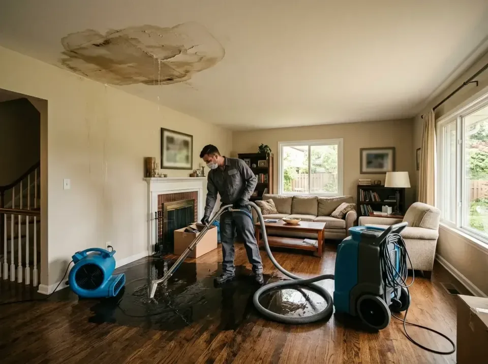 attic-pipe-burst-ceiling-drip-008 — frequently asked questions, Water Damage Restoration & Carpet Care in Salem, AR